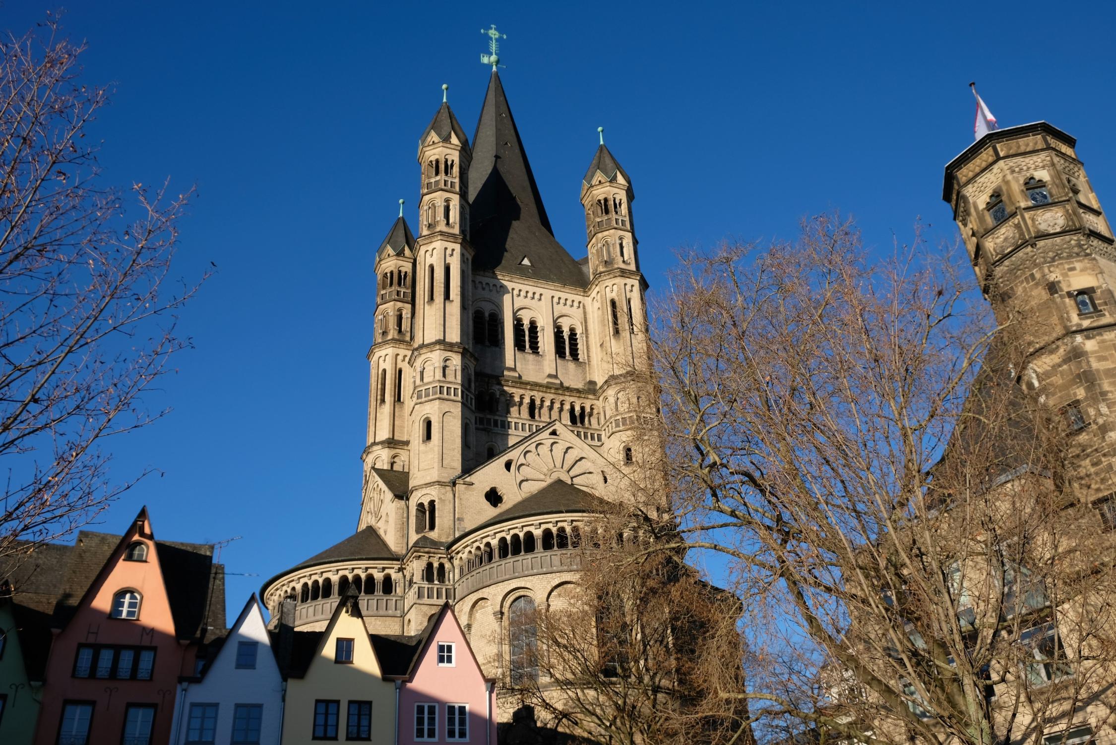 Groß St. Martin (außen) (c) Werner Timmerscheidt Groß St. Martin (außen)