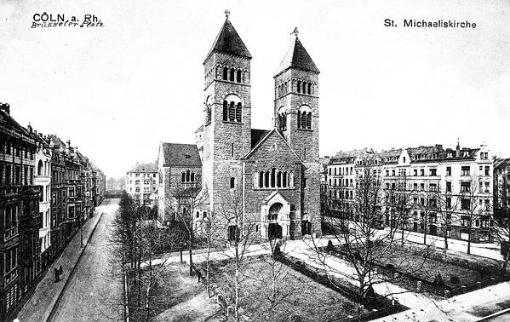 Brüsseler Platz mit St. Michael, 1908