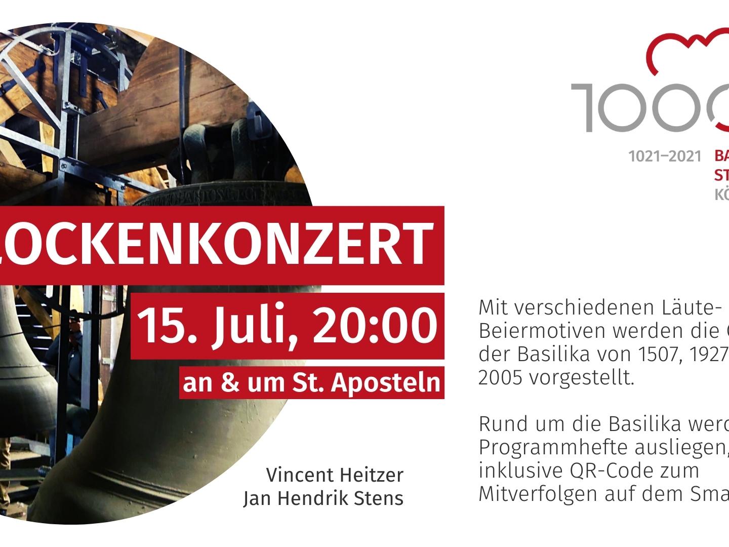 Glockenkonzert 1000 jahre st aposteln am 15 juli 2021