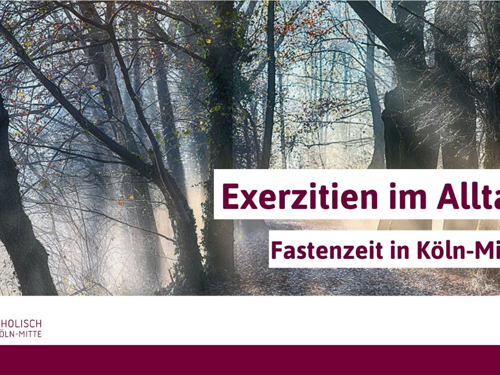 Exerzitien im Alltag Fastenzeit 2026 header