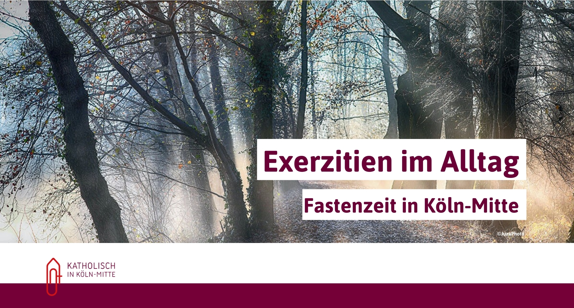 Exerzitien im Alltag Fastenzeit 2026 header