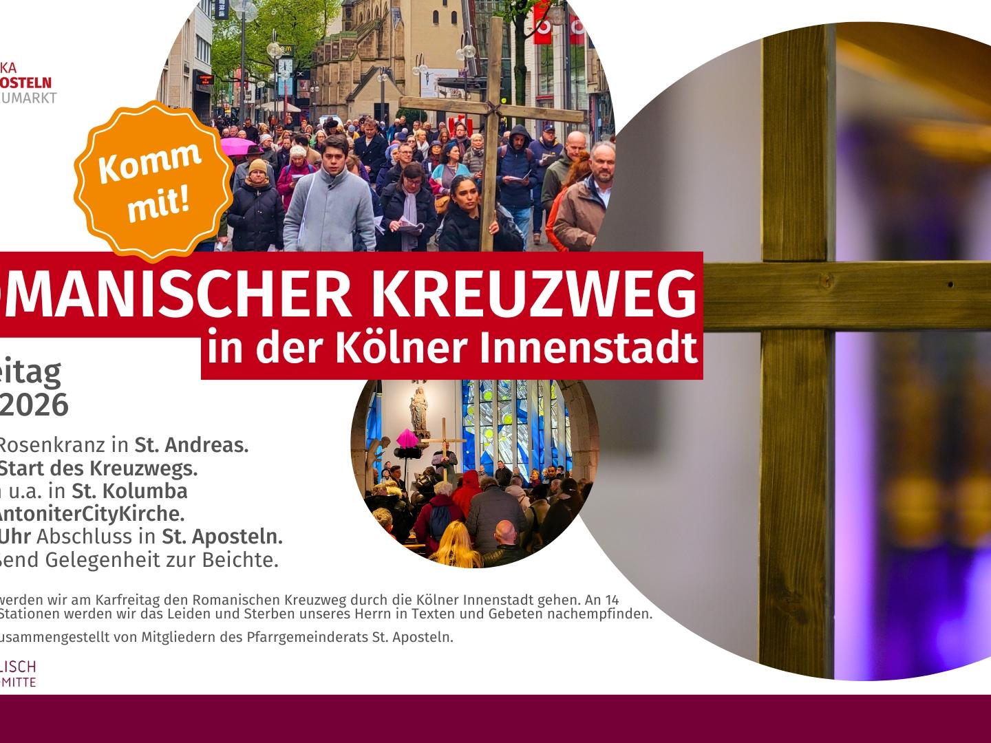 romanischer kreuzweg 2026 quer