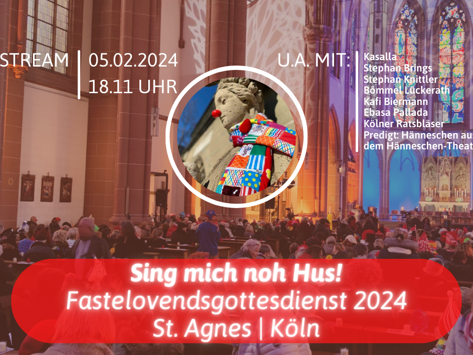 karneval gottesdienst st agnes 2024