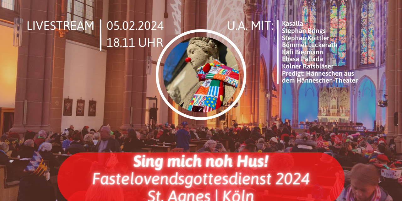 karneval gottesdienst st agnes 2024