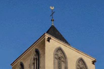 St. Kunibert (Bild: Turm) - (Mai 2012)