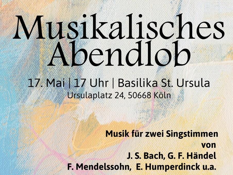 musikalisches Abendlob am 17.05.2026