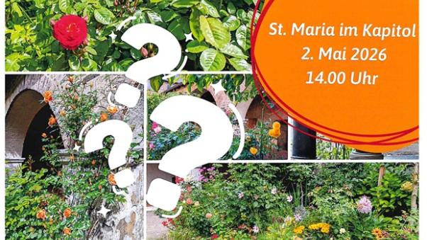 Gartenquiz Kapitol Kreuzgang