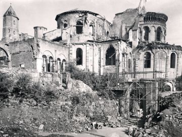 Maria im Kapitol: Kriegszerstörungen